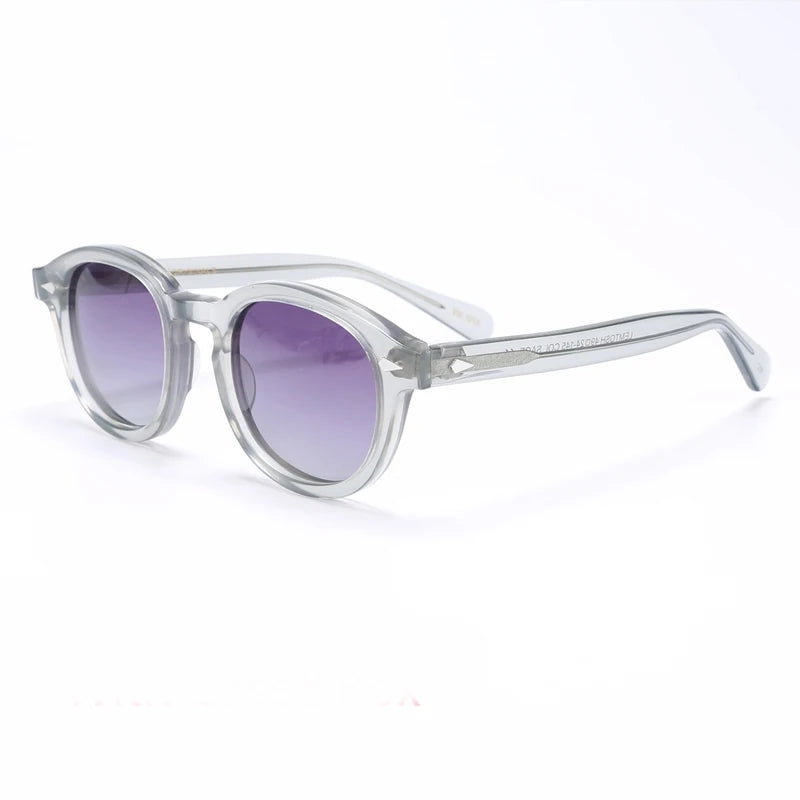Polarized Sunglasses for Men and Women, UV400 Johnny Depp Lemtosh Style, Retro Acetate Frame, Eyeglasses Eyewear for Men