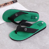 Men's Casual Flip Flops Fashion Beach Shoes Men Summer Non-Slip Flat Slides Men's Slippers Indoor House Shoes Man Male Slipper
