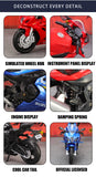 MSZ 1:18 Suzuki GSX-R1000 YAMAHA YZF-R1 1976 Rally200 Classic Motorcycle Static Model Alloy Die Casting Car Toy Gifts
