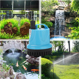 10/18/25/45/60/85/105W Aquarium Suction Circulating Pump Filter with Dry Burn Protection Bottom Suction Pump Fish Tank Pump