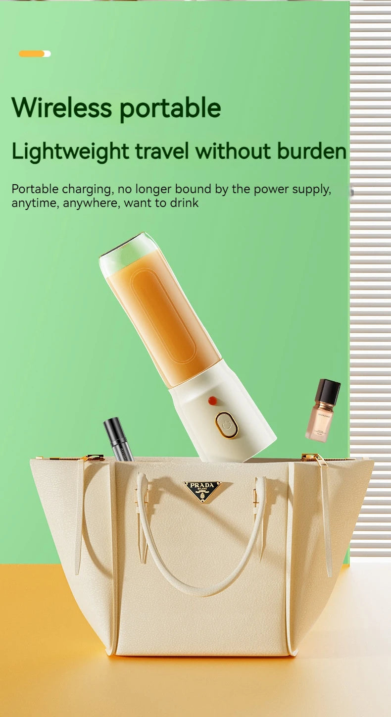 New Portable Automatic Juice Press Fruit Juice Blender USB Rechargeable Wireles Mini Juice Press Kitchen Tools Baby Food Blender