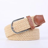 Women's Belt Fashion Casual Woven Elastic Belt Outdoor Sports Military Tactical Strap Climbing Work Belt Unisex Jeans Pants