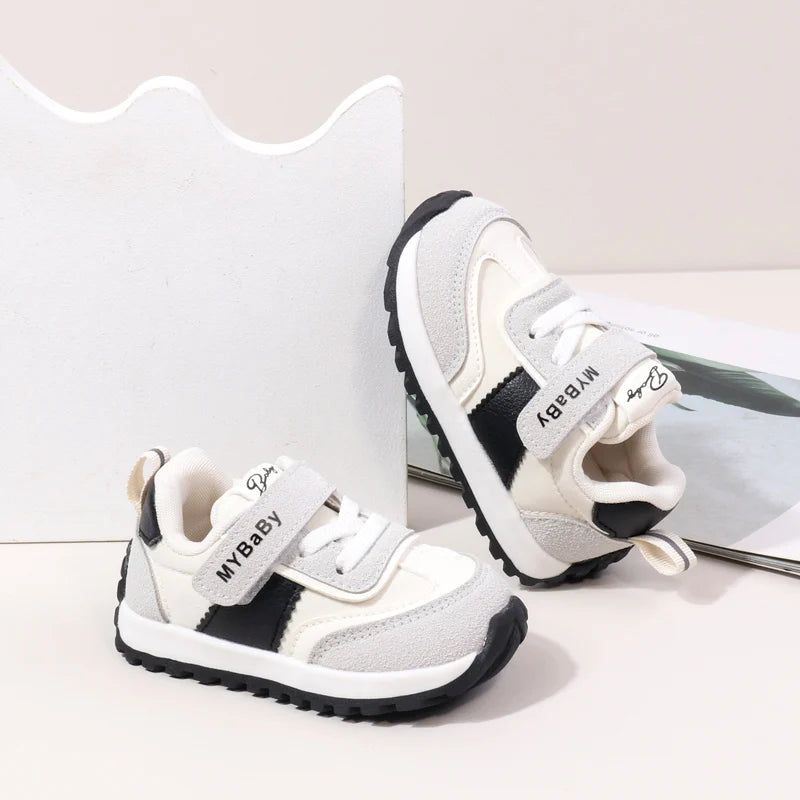 Spring and Autumn Children Casual Sports Shoes High Quality Anti Slip Walking Shoes for Girl Boy Cute Baby Prewalker Shoes BM16