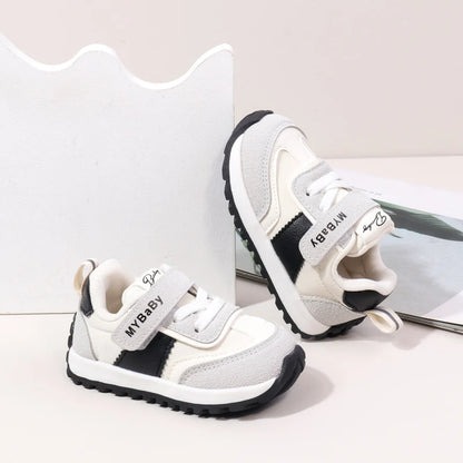 Spring and Autumn Children Casual Sports Shoes High Quality Anti Slip Walking Shoes for Girl Boy Cute Baby Prewalker Shoes BM16