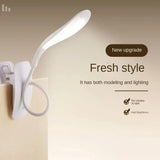 Duckbill USB Charging Desk Lamp 3 Level Touch Dimming LED Eye Protection Study Clip Book Light for Bedroom Bedside Reading