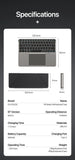 DUX DUCIS Foldable Bluetooth 5.0 Keyboard with Touchpad & Phone Holder For Phones Tablets PC iOS Android Windows Mac