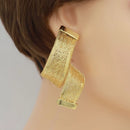 Women's Jewelry Sets Gold Plated Sprial Necklaces Simple Earrings Italian Fashion Rings Bracelets Wedding Accessories