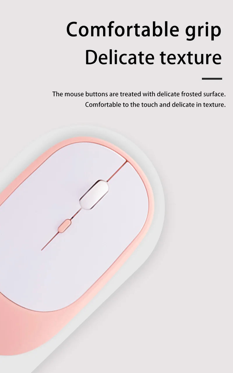 Xiaomi Wireless Mouse Bluetooth-compatible 2.4G Silent Mice Adjustable DPI Ergonomic Design USB Rechargeable Gaming Office Mouse
