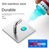 Gancho de pared autoadhesivo fuerte sin perforar, bolsa de abrigo, puerta de baño, colgador de toallas de cocina, accesorios para el hogar, 1/3/5 Uds.