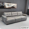 MINGDIBAO Electric Convertible Sofa Bed Italian Genuine Leather Sleeper Couch Multifunction Folding Sofas Beds for Cinema Room