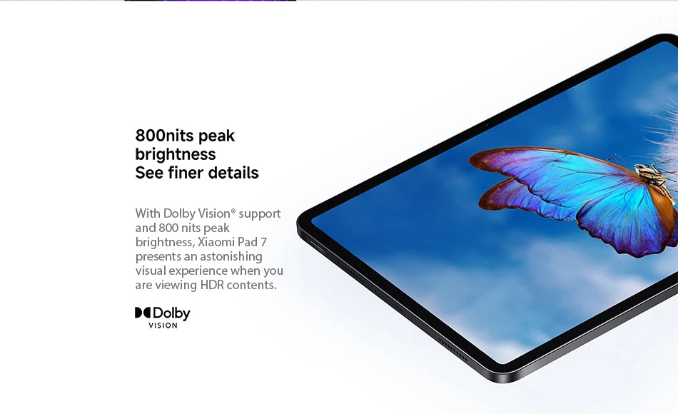 Global Version Xiaomi Pad 7 Mi Tablet 11.2" 3.2K 144Hz Display Adreno GPU 45W Turbo charge 8850mAh Snapdragon 7+ Gen 3