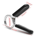 2 Piece 25/28/30mm Barbell Clamp Spring Collar Clips Gym Weight Dumbbell Lock Standard Lifting Kit Barbell Lock
