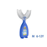 Children's 360 Degree Infant U-shaped Toothbrush Baby Health Teethers Soft Silicone Baby Brush Kids Teeth Oral Care Cleaning