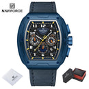 NAVIFORCE Luxury Brand Men Sports Watch Quartz 24 Hours Chronograph Waterproof Male Wristwatches Date Display Clock Reloj Hombre