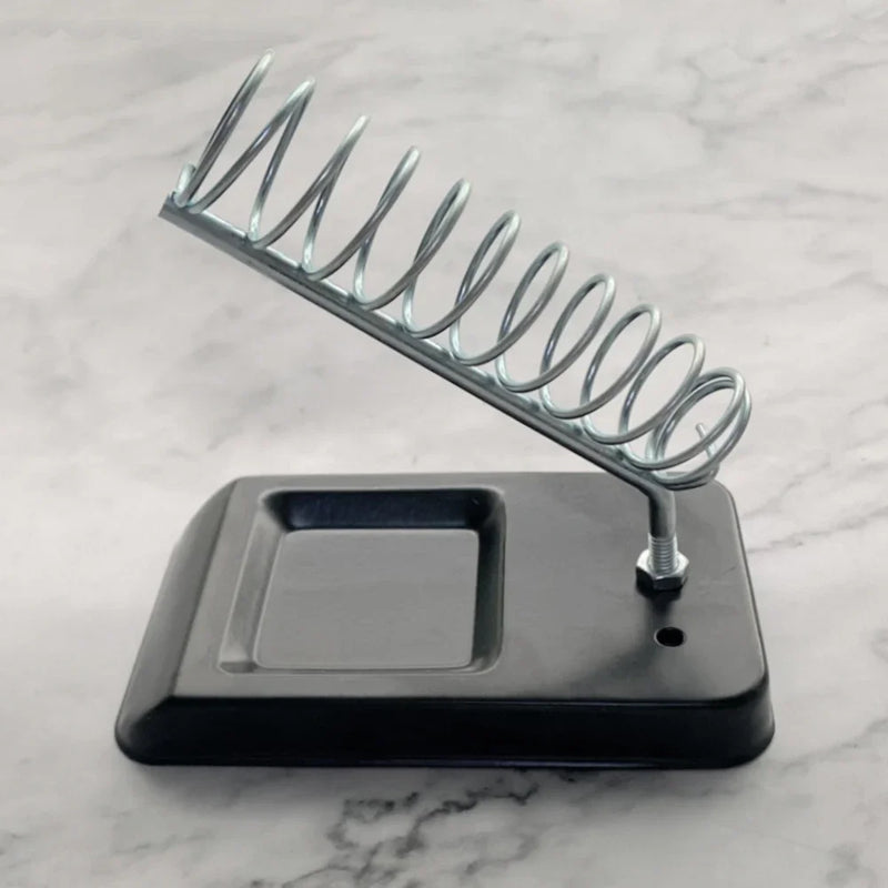 New Soldering Iron Stand Portable Holder Soldering Tin Stand with Welding Cleaning Sponge Electric Soldering Iron Accessories