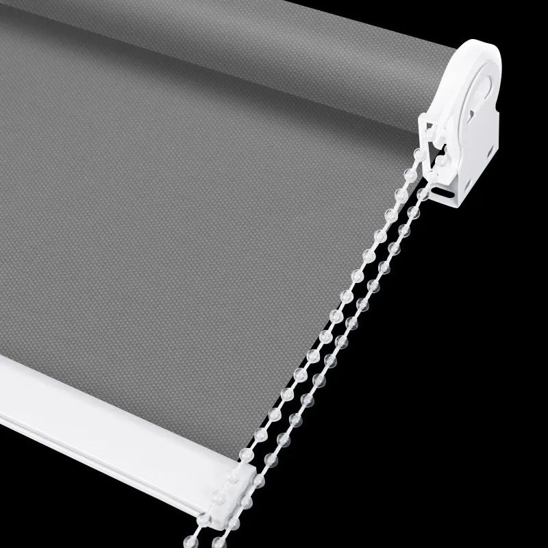 Persianas enrollables elevables para balcón, sin perforaciones, cortinas de tela completamente opacas, persianas enrollables para baño, dormitorio de otoño e invierno
