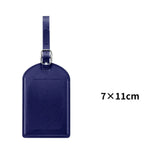 High Quality PU Leather Luggage Tags Anti Loss Durable Suitcase Address Label Creative Baggage Boarding Bag Tag Women