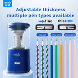 Tenwin Automatic Pencil Sharpener Electric Pencil Sharpener for Kids Rechargeable Rotary plug in USB Pencil Sharpener Stationery