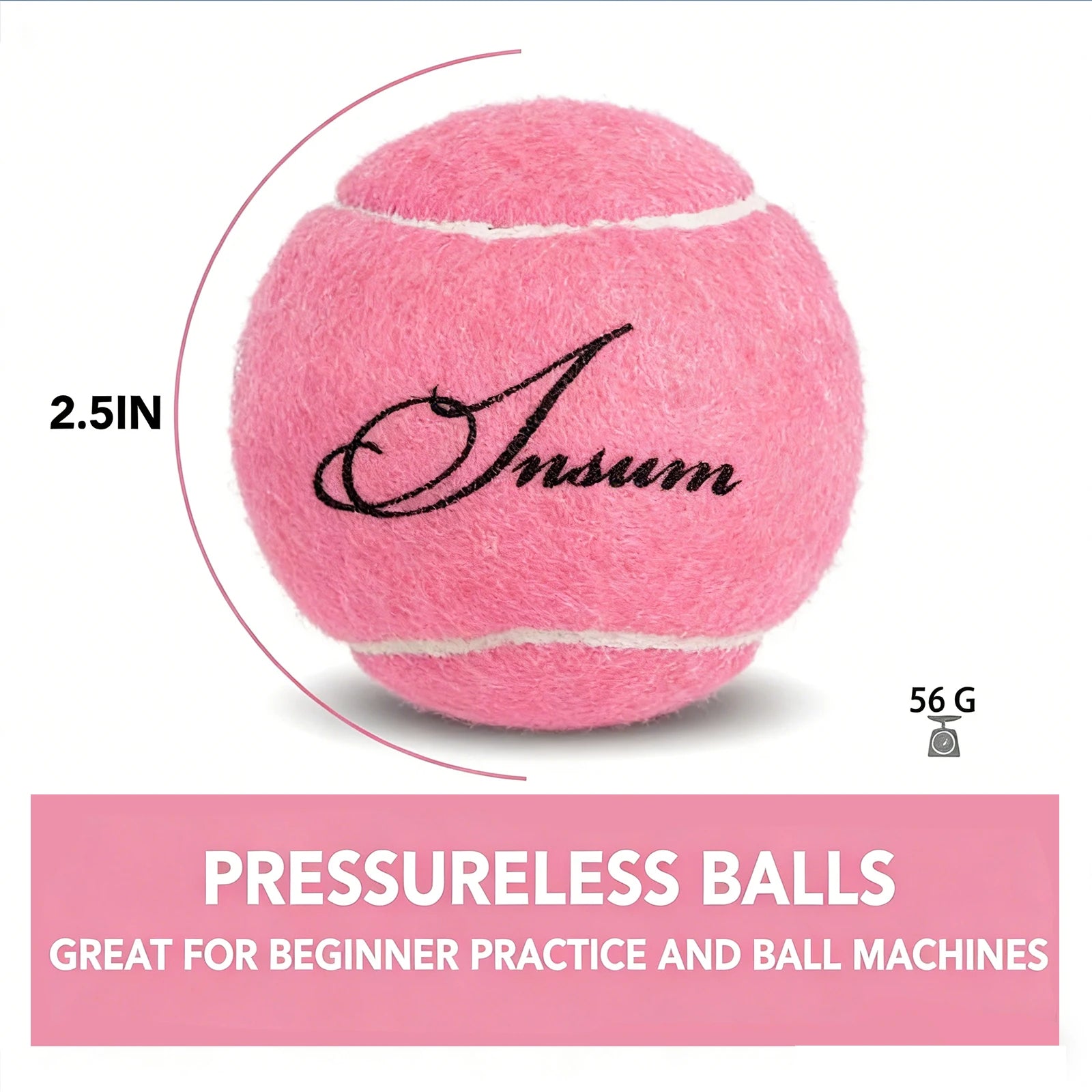 12pcs Tennis Balls with Mesh Carry Bag Practice Ball High Elasticity Pet Dog Playing Balls Outdoor Training Sports Rubber Tennis