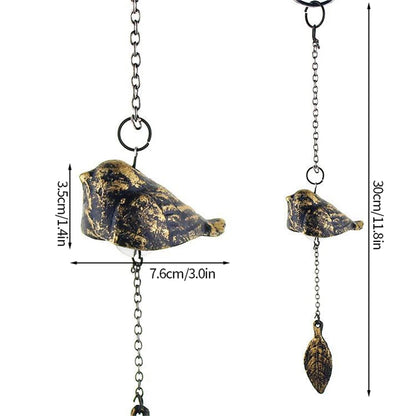 Japanese Wind Chimes Cast Iron Feng Shui Wind Bells Good Luck Hanging Pendant Indoor Outdoor Temple Home Garden Decoration