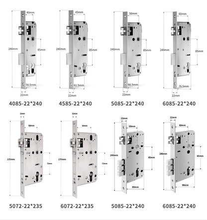 RAYKUBE V1 Adjustable TT Lock/ Tuya Bluetooth Smart Fingerprint Digital Cylinder Lock with APP/Password/RFID Card/Key  unlock