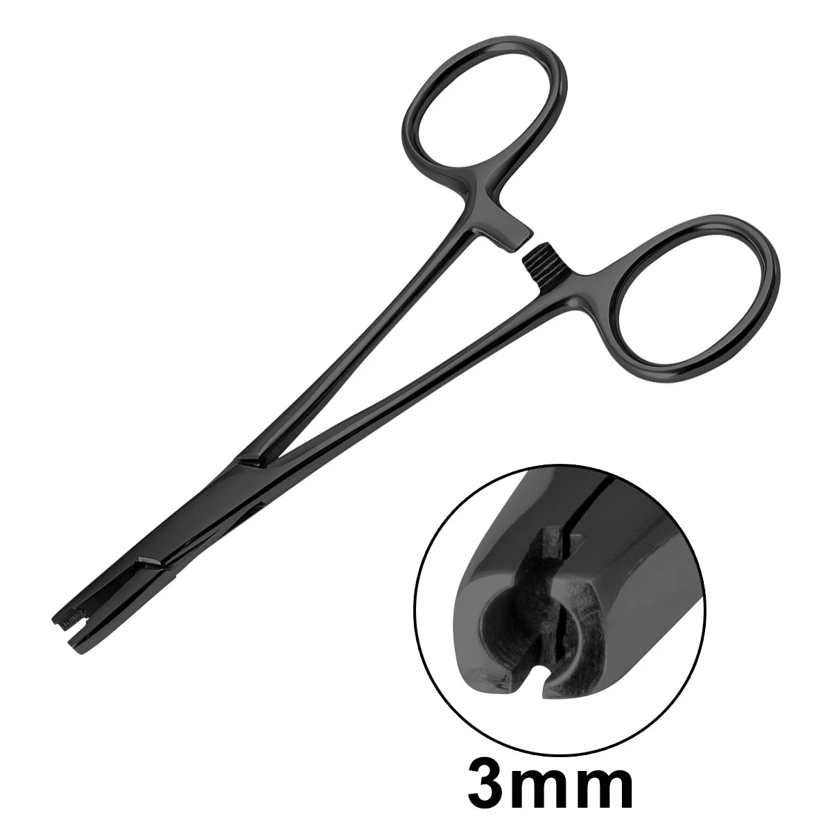 1 alicate de bola apretada para desenroscar, herramienta para joyería de perforación, alicates de sujeción de anclaje dérmico de acero quirúrgico, herramienta de perforación, pinzas dérmicas