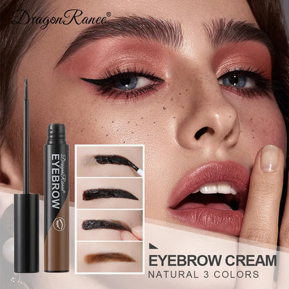 Peel-off Waterproof Tint Eyebrow Gel Makeup Long Lasting Eye Brow Enhancers Liquid Gel Tear Wear Easy Natural Brown Gray Tattoo