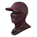 Gorro con capucha y protector solar para la cara, protección UV, de seda fría, para hombres y mujeres, ciclismo, escalada, correr, protector solar, capota de montar