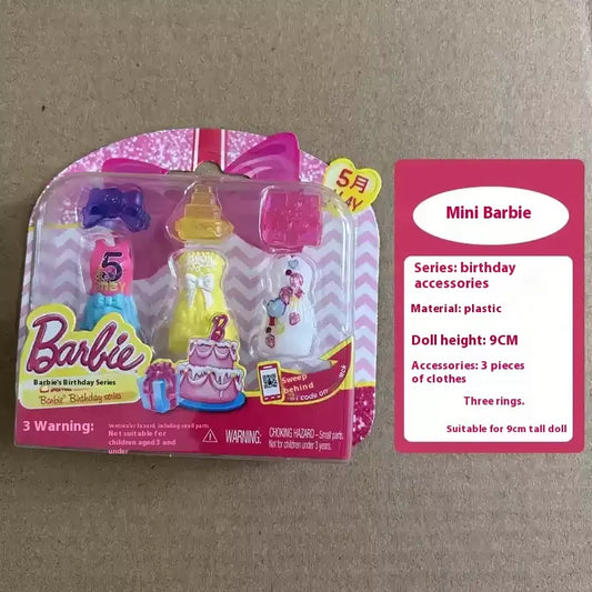 Genuine Mini Barbie Doll Authentic Dream Birthday Series Toy Collectible Figurine for Girls House Play DVCT52 from China