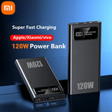 Xiaomi 120W Super Fast Charge 200000 mAh Large Capacity Power Bank Portable Mobile Power Bank for Apple Xiaomi Vivo Samsung