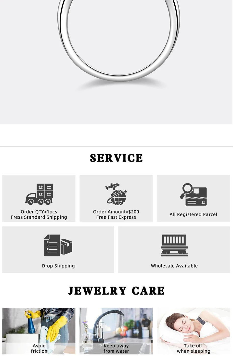 PERFANY 0.5-2CT Moissanite Ring for Women S925 Pure Silver Laboratory GRA Certified Diamond Wedding Luxury Jewelry