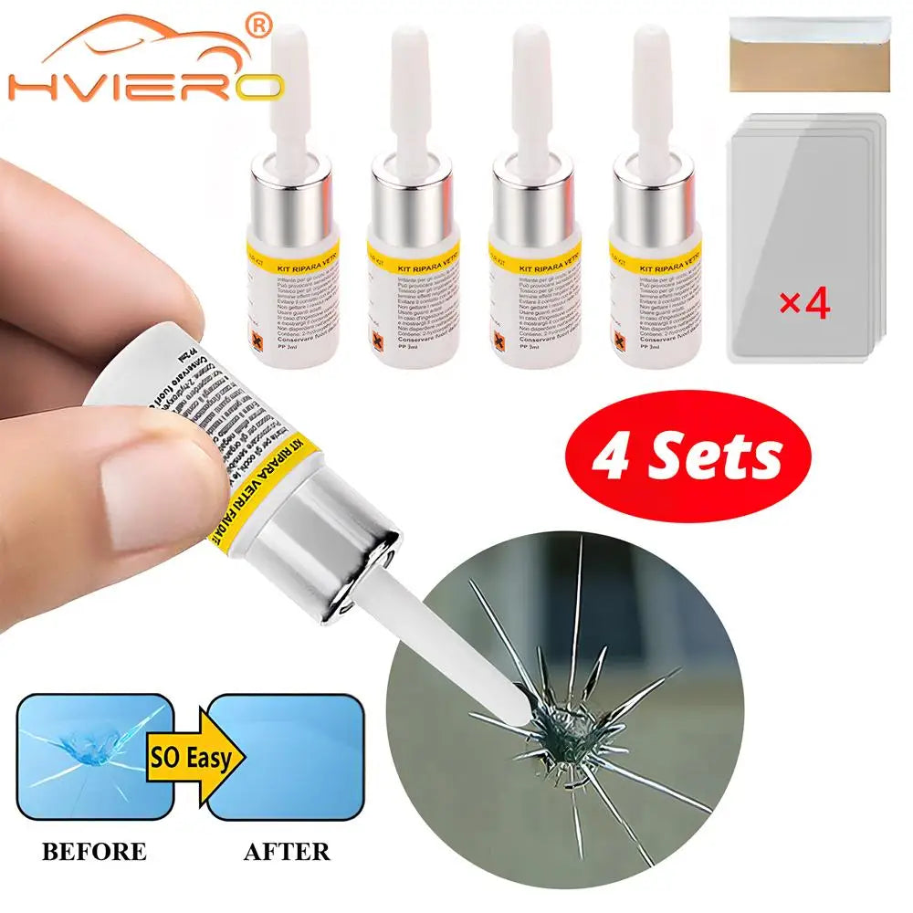 Ferramenta de reparo de para-brisa de carro, 1/4/10x, faça você mesmo, kit de tela de telefone, restauração, cura, cola, vidro automático, restauração de arranhões e rachaduras