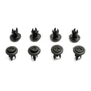 50pcs Car Body 6mm Hole Dia Plastic Rivets Fastener Fender Bumper Push Pin Clip Universal Car Fasteners Clip Auto Accessories