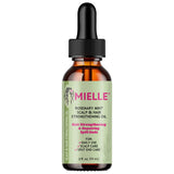 Essential oil for hair growth, nourishing treatment for dry, split ends and organic hair care, nutrition, mint, spearmint