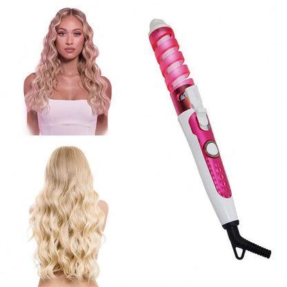 Rizador de pelo profesional, rizador de espiral mágico, varita rizadora de calentamiento rápido, moldeador de cabello eléctrico