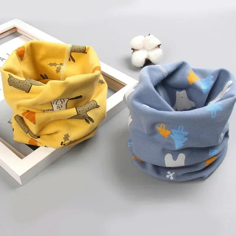 New Cotton Baby Scarf Autumn Spring Snood Children Boy Girl Scarf Kids Child Neck O Ring Scarves Collar Warm Neckerchief