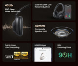 UGREEN HiTune Max5 Hybrid Active Noise Cancelling Earphone Wireless Over Ear Bluetooth Headphones 90H Playtime Hi-Res Audio LDAC