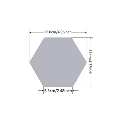 5-20pcs Hexagon Mirror Wall Tiles, Self-Adhesive Peel & Stick Decor for Living Room TV Background, Bedroom, Bathroom