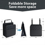 Car Seat Back Storage Box Universal Hanging Headrest Organizer Foldable Storage Pocket for Phone Umbrella Tissue Holder
