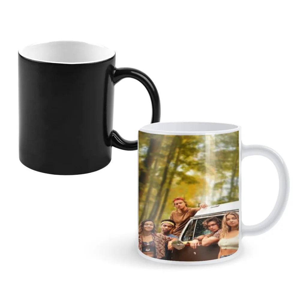 O-Outer Banks Anime Creativity Change Color Chang mug Ceramic mug Hot Coffee Cup Breakfast Cup mug Friend Gift