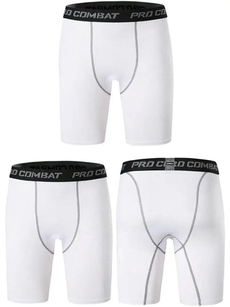 Sports New Men's Bodybuilding Shorts, Fitness Compression Tight Shorts, Sports Men's Muscle Active Elastic Tight Shorts