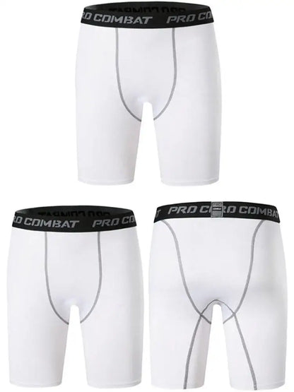 Sports New Men's Bodybuilding Shorts, Fitness Compression Tight Shorts, Sports Men's Muscle Active Elastic Tight Shorts