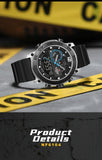 NAVIFORCE NF6104 Men's Lightweight Sports Wrist Watch Dual Display Time Night Light Watches Boy's Quartz Stopwatch