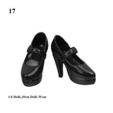 1Pair 1/3 1/6 Doll Shoes Fashion Female Doll Boots Plastic Doll Multistyles Long Knees Boots Fit Foot Length 2cm Dolls Shoes