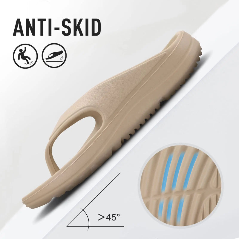 Evshine Women Orthopedic Sandals Flip Flops With Arch Support Men Non-slip Bath Shower Slippers Unisex Fashion House Slippers