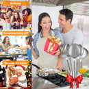 5Pcs Kitchen Cooking Utensils Set Stainless Steel Shovel Soup Spoon Spatula Utensils Dinnerware Cooking Tools Kitchen Gadgets