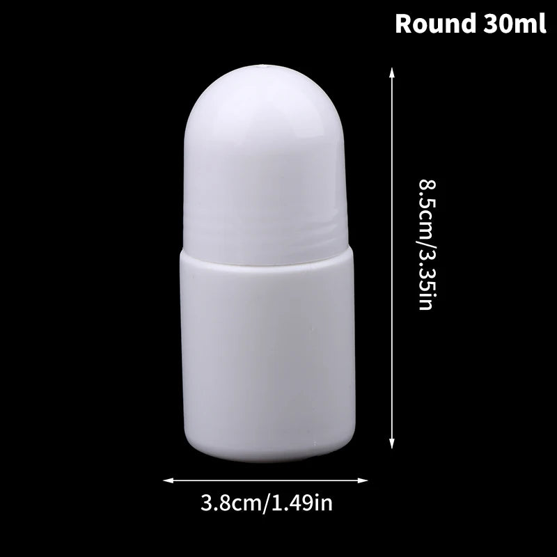 30ML-100ML DIY Deodorant Containers Roller Bottles For Essential Oils Empty Refillable Roll On Bottles