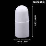 30ML-100ML DIY Deodorant Containers Roller Bottles For Essential Oils Empty Refillable Roll On Bottles