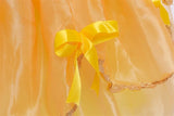 2025 Cosplay Belle Princess Dress Girls Dresses For Beauty and beast Party Clothing Magic stick crown Costume 3-12Y