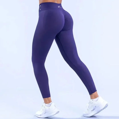 Ignite legging com logotipo feminino sem costura yoga legging midrise cintura ginásio collants scrunch bum esportes leggings elástico yoga pant